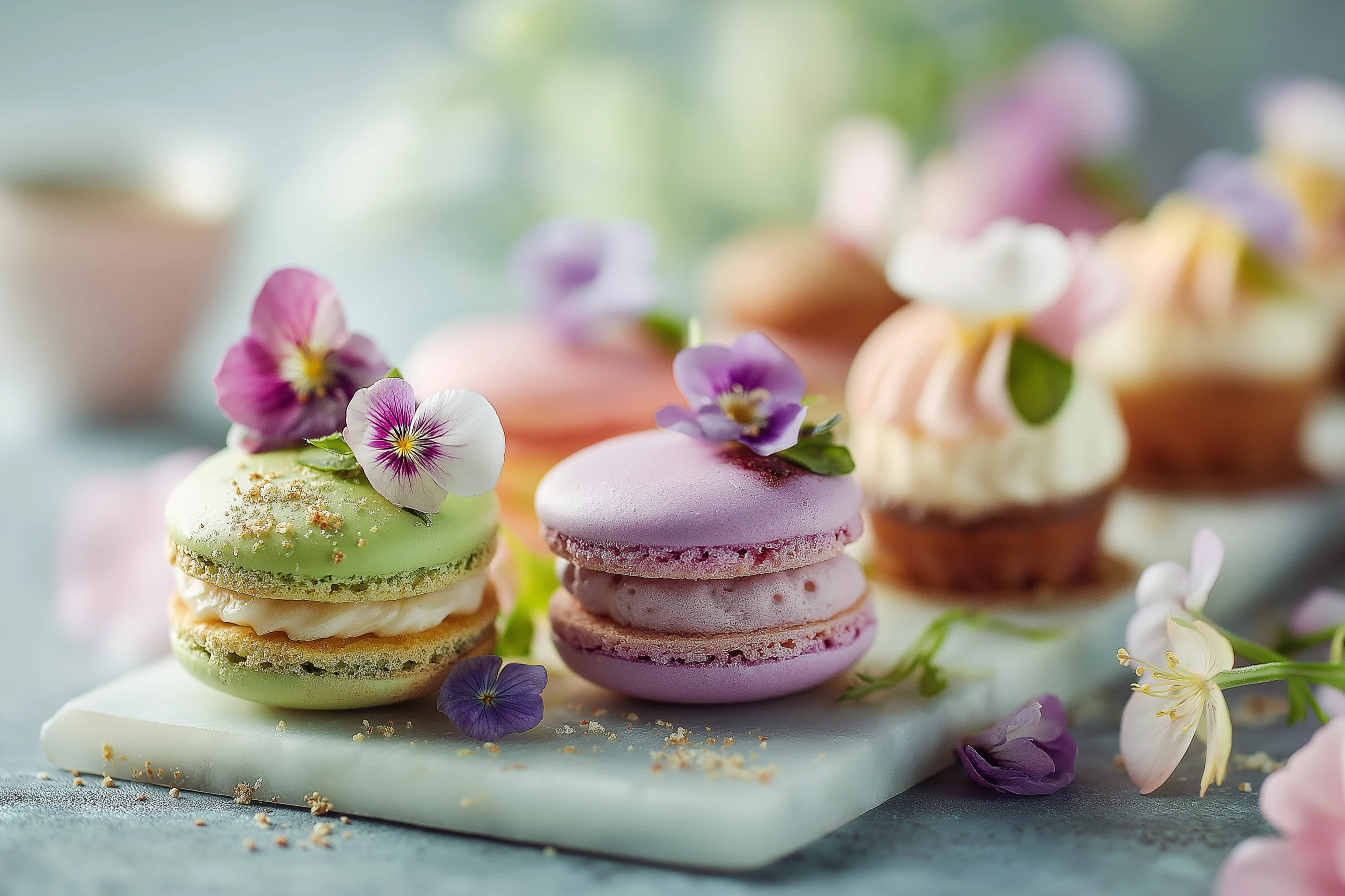 A bartender carefully preparing a Midnight Velvet cocktail
